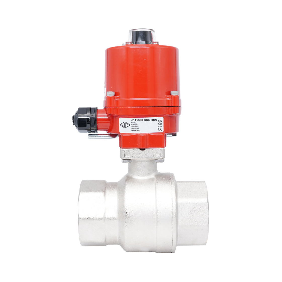 Rp 2-1/2" Elektrische Messing 2-weg Kogelkraan 100-240 V AC