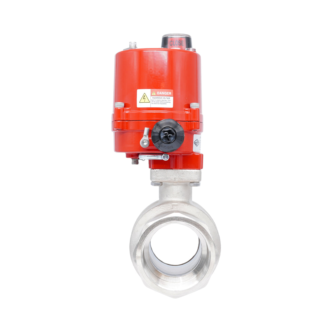 Rp 3" Elektrische Messing 2-weg Kogelkraan 24 V AC/DC