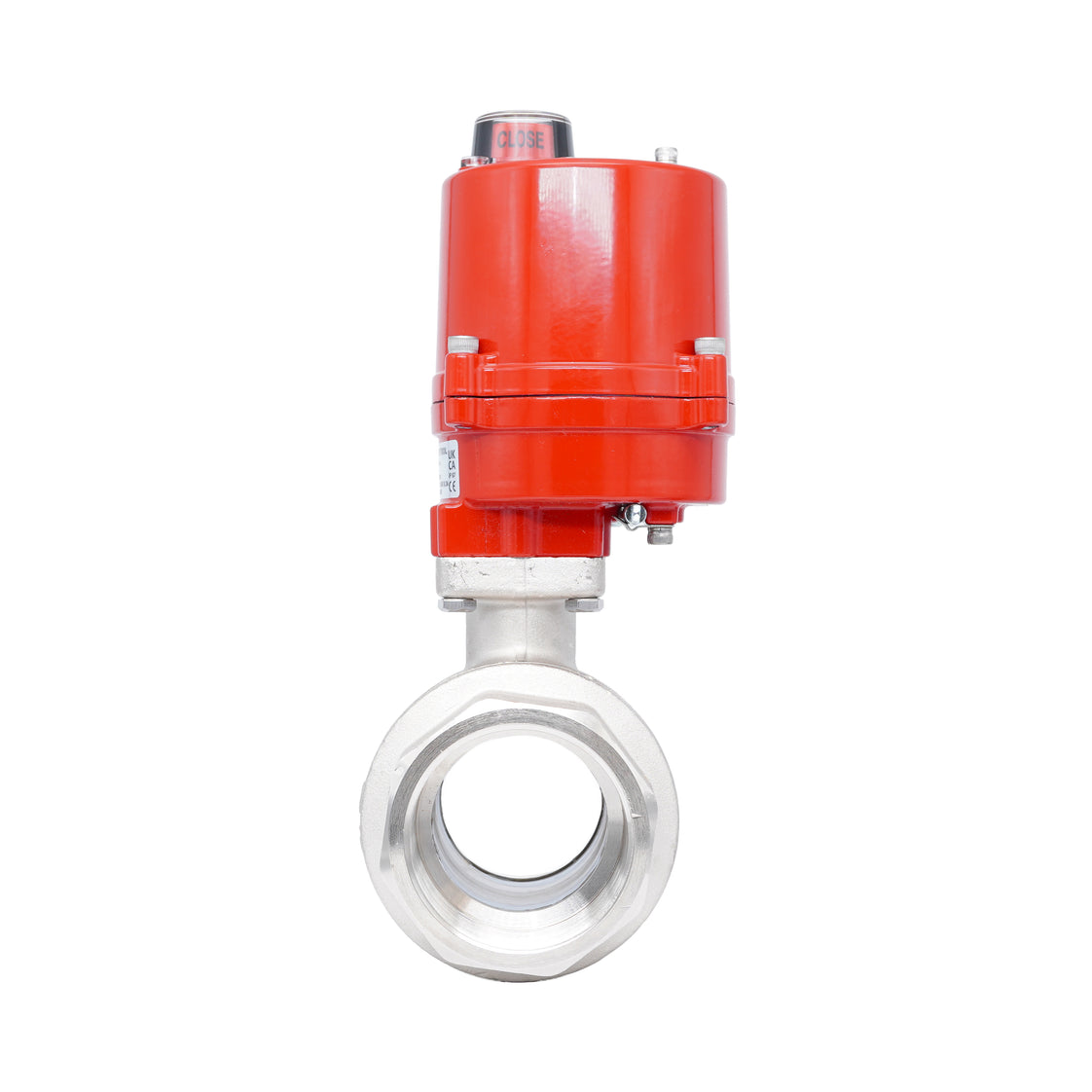 Rp 2-1/2" Elektrische Messing 2-weg Kogelkraan 100-240 V AC