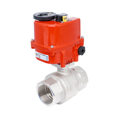 Rp 2" Modulerende Elektrische Messing 2-weg Kogelkraan 24 V AC/DC