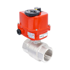 Rp 2" Modulerende Elektrische Messing 2-weg Kogelkraan 24 V AC/DC