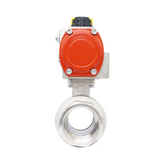 Rp 2-1/2" Pneumatische Messing 2-weg Kogelkraan - Dubbelwerkend