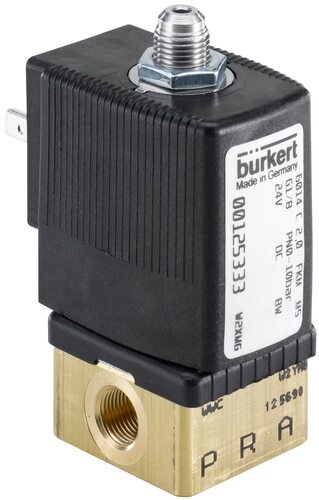 Solenoid Valve 3/2-Way 32x32 mm SFB flange Universal Stainless steel FKM 0-1.6bar/23psi 24VDC 6014 20051447