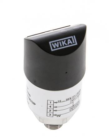 -1 tot 0bar Roestvrij Staal Wika Electronic Vacuümschakelaar G1/4'' 1VDC IO-Link 4-pins M12-connector