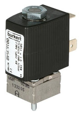 Solenoid Valve 20x20 mm SFB flange NC Stainless steel FKM 0-12bar/174psi 24VDC Vacuum 6011 137812