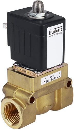 Solenoid Valve G1/2'' NO Brass PTFE 1-40bar/15-580psi 24VDC 5404 241091