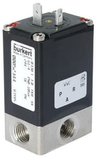 Magneetventiel 3/2-weg G1/4'' RVS FKM -1-5bar/-15-73psi 24VDC Vacuüm 0330 20030876