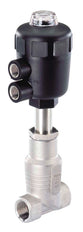 G 1/2'' NC Pneumatische 2-Weg Klepafsluiter RVS - 2012 - 146260