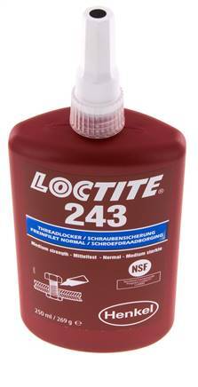 Loctite 243 Blauw 250 ml Draadlock