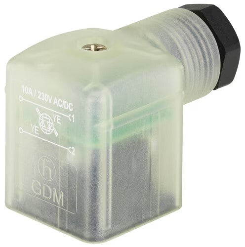 Connector 12-24V AC/DC (DIN - A) Met 1m Kabel En LED - Burkert 2518 314813