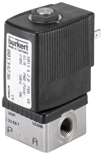 Solenoid Valve G1/4'' NC Stainless steel FKM 0-16bar/232psi 110VAC 6013 351220