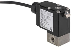 Solenoid Valve NPT 1/4'' NC Stainless steel FKM -1-8bar/-15-116psi 24VDC Oxygen Fat/Oil Free 2873 382641