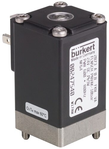 Solenoid Valve 32x32 mm SFB flange NC Stainless steel EPDM -1-10bar/-15-145psi 24VDC Oxygen Fat/Oil Free 2873 255500