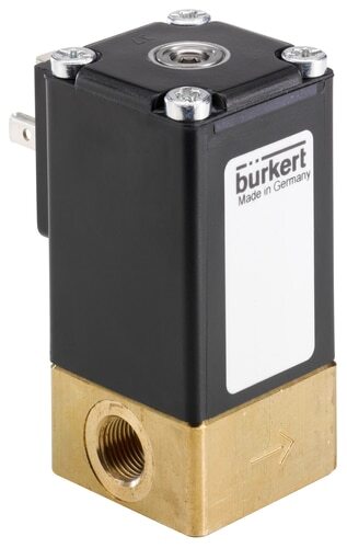 Solenoid Valve G1/8'' NC Brass FKM -1-8bar/-15-116psi 24VAC/DC ATEX 2873 304473