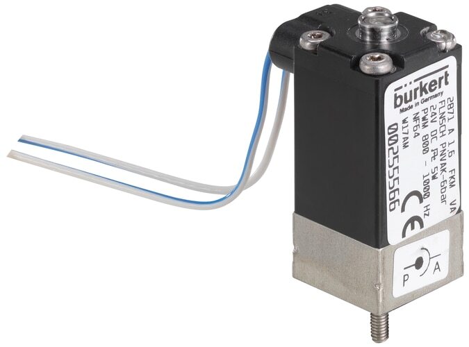 Solenoid Valve 20x20 mm SFB flange NC Stainless steel EPDM -1-3bar/-15-44psi 24VDC 2871 255591