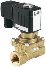 Solenoid Valve NPT 2'' NC Brass NBR 0.2-16bar/3-232psi 120VAC Anti-Waterhammer 6281 304996