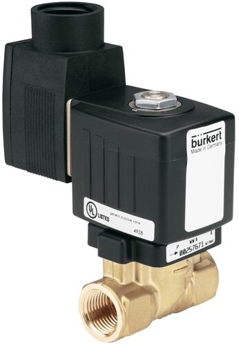Solenoid Valve G1 1/2'' NC Brass NBR 0-6bar/87psi 24VDC Anti-Waterhammer 6213 282255