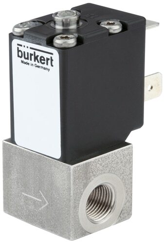 Solenoid Valve G1/8'' NC Stainless steel FKM -1-8bar/-15-116psi 24VDC 2871 274938