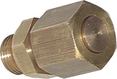 5mm Messing Plug voor Knelfitting 150 Bar DIN EN 1254-2