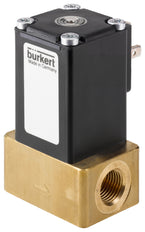 Magneetventiel NPT 1/4'' NC Messing FKM -1-8bar/-15-116psi 24VDC 2873 254369