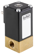 Magneetventiel G1/8'' NC Messing FKM -1-14bar/-15-203psi 24VDC 2873 250183