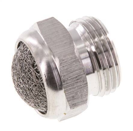 G3/8'' Roestvrijstalen Compacte Pneumatische Geluiddemper 1.4301 Draadgaas