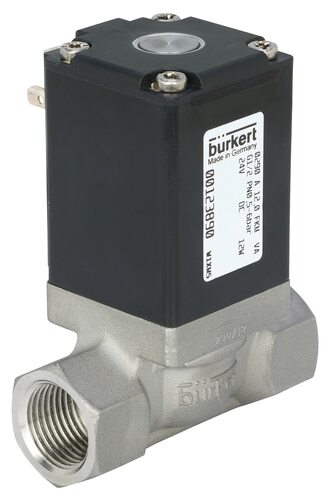 Solenoid Valve NPT 1/2'' NC Stainless steel FKM 0-16bar/232psi 120VAC/DC Vacuum Anti-Waterhammer 0290 452827