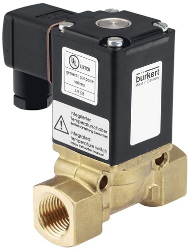 Solenoid Valve G3/4'' NC Brass NBR 0-5bar/73psi 230VAC/DC Vacuum Anti-Waterhammer Gas 0290 280878