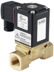 Solenoid Valve NPT 1/2'' NC Brass FKM 0-16bar/232psi 24VAC/DC Vacuum Anti-Waterhammer Oxygen Fat/Oil Free 0290 360926