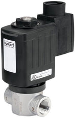 Solenoid Valve NPT 1/2'' NC Stainless steel PTFE 0-1.5bar/22psi 24VDC 6027 20018094