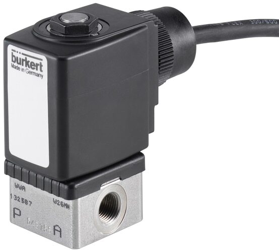 Magneetventiel NPT 1/4'' NC Roestvrij staal FKM 0-10bar/145psi 230VAC/DC 6013 351924
