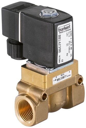 Solenoid Valve NPT 3/4'' NC Brass PTFE 1-12bar/15-174psi 120VAC 5404 467437