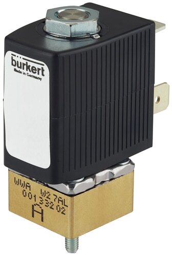 Magneetventiel 20x20 mm SFB Flens NC Messing FKM 0-4,5bar/65psi 24VDC Vacuüm 6011 351483