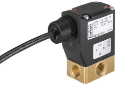 Solenoid Valve 3/2-Way G1/4'' Universal Brass FKM 0-8bar/116psi 12VDC Oxygen Fat/Oil Free 0330 336062