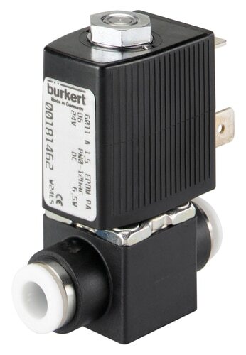 Solenoid Valve NC PPS FKM 0-4.5bar/65psi 24VDC 6011 341596