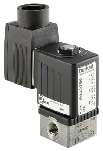 Solenoid Valve G1/4'' NC Stainless steel EPDM 0-1.5bar/22psi 24VDC 6013 225059