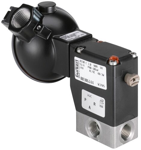 Solenoid Valve 3/2-Way G1/4'' NO Stainless steel NBR 0-16bar/232psi 24VAC/DC ATEX 0330 353727