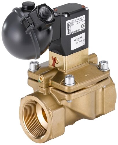 Magneetventiel NPT 2'' NC Messing NBR 0.2-10bar/3-145psi 120VAC Anti-Waterslag 5282 381916