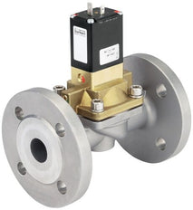 Solenoid Valve 50 mm Flange NC Brass EPDM 0.2-10bar/3-145psi 230VAC Anti-Waterhammer 5282 355273