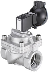 Solenoid Valve NPT 1/2'' NO Stainless steel FKM 0.2-16bar/3-232psi 24VAC/DC Anti-Waterhammer ATEX 6281 391729