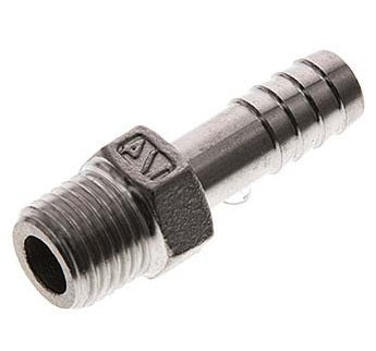 1'' NPT Buitendraad x 25mm RVS Slangpilaar 16 Bar