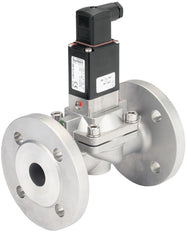 Solenoid Valve 32 mm Flange NC Stainless steel FKM 0.2-10bar/3-145psi 24VDC Anti-Waterhammer 5282 361404