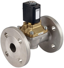 Magneetventiel 25 mm Flens NC RVS PTFE 0-10bar/145psi 230VAC 6407 20032736