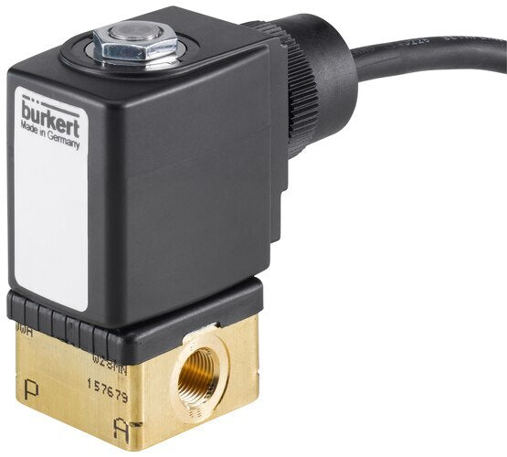 Magneetventiel G1/8'' NC Messing EPDM 0-16bar/232psi 24VAC/DC 6013 365445