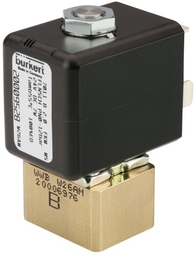 Solenoid Valve 20x20 mm SFB flange NC Brass FKM 0-34bar/493psi 24VAC ATEX 7011 20025290
