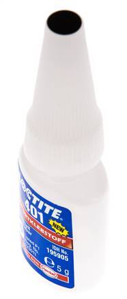 Loctite Secondelijm 5ml Transparent 3-11s Uithardingstijd Metaal, Plastic En Rubber Oppervlakten