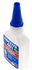 Loctite Secondelijm 50ml Transparent 3-11s Uithardingstijd Metaal, Plastic En Rubber Oppervlakten