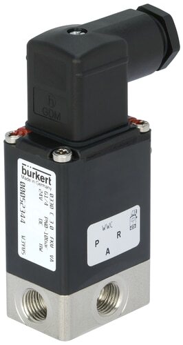 Solenoid Valve 3/2-Way G1/4'' NC Stainless steel FKM 0-10bar/145psi 230VAC 0330 453454