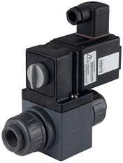 Magneetventiel 3/2-weg G1/2'' Kunststof FKM 0-0,5bar/7psi 230VAC 0131 41736
