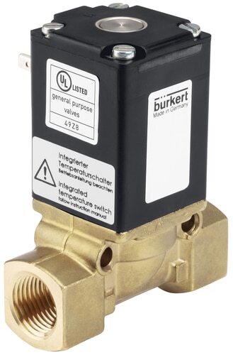 Magneetventiel NPT 1/2'' NC Messing FKM 0-16bar/232psi 240VAC Vacuüm Anti-Waterslag 0290 450828